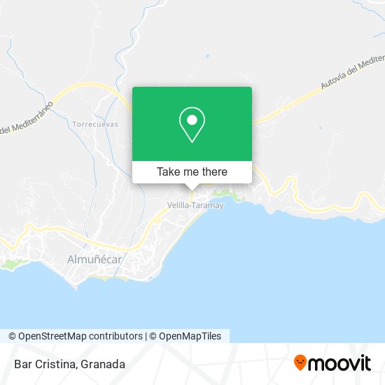 Bar Cristina map