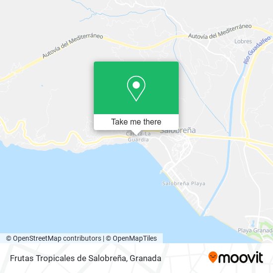 Frutas Tropicales de Salobreña map
