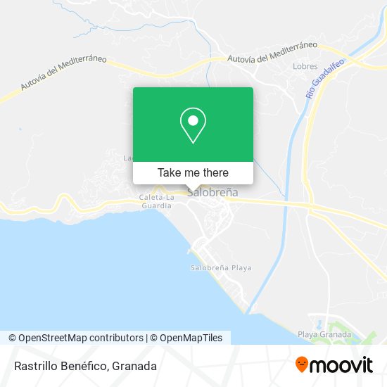 Rastrillo Benéfico map