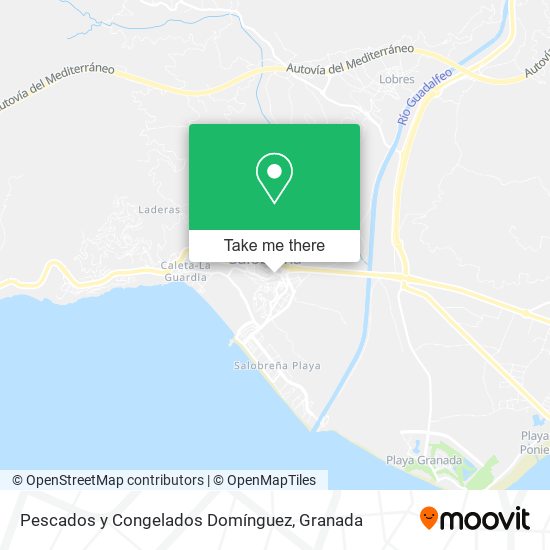 Pescados y Congelados Domínguez map
