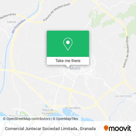 Comercial Juntecar Sociedad Limitada. map