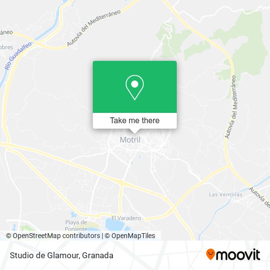 mapa Studio de Glamour