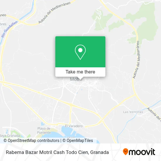 Rabema Bazar Motril Cash Todo Cien map