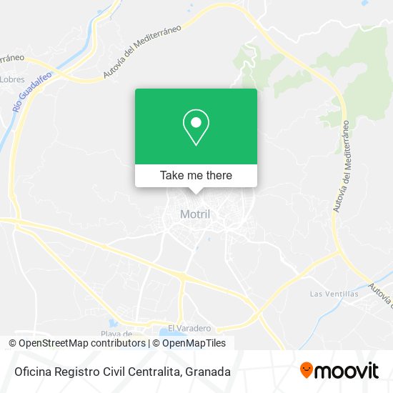 Oficina Registro Civil Centralita map