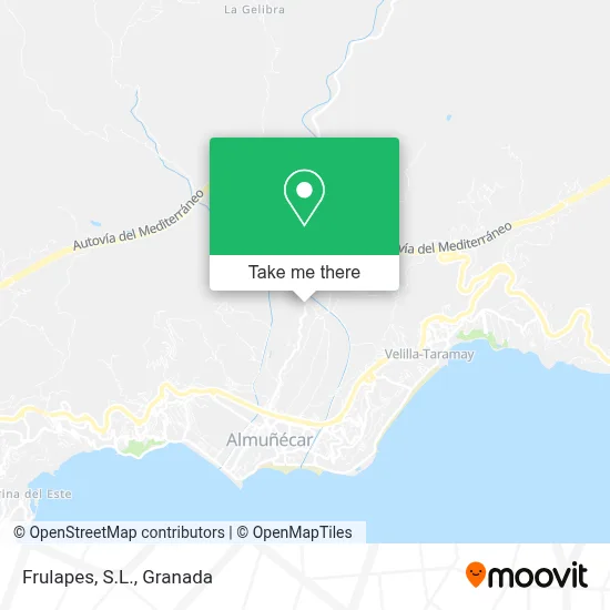 Frulapes, S.L. map
