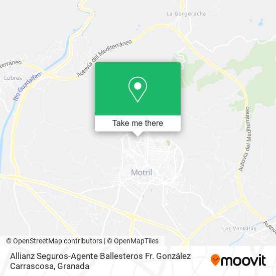 Allianz Seguros-Agente Ballesteros Fr. González Carrascosa map