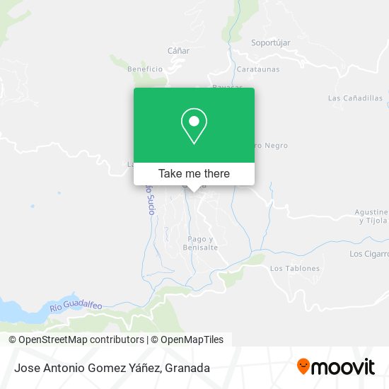 Jose Antonio Gomez Yáñez map