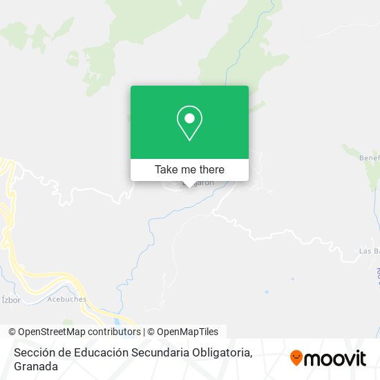 Sección de Educación Secundaria Obligatoria map