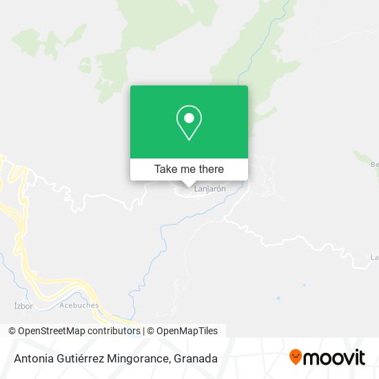 Antonia Gutiérrez Mingorance map
