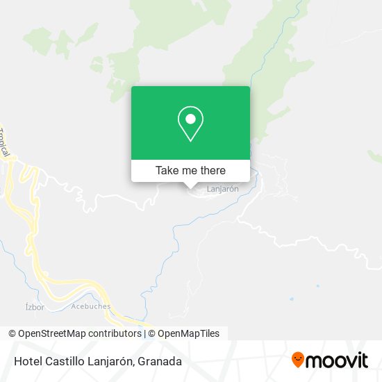 Hotel Castillo Lanjarón map