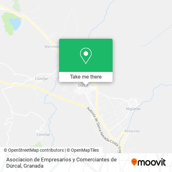 Asociacion de Empresarios y Comerciantes de Dúrcal map