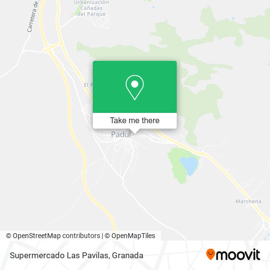 Supermercado Las Pavilas map