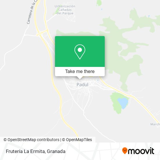 Frutería La Ermita map