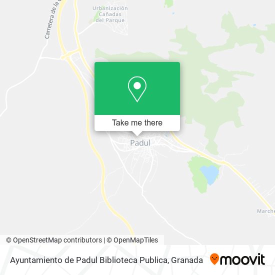 Ayuntamiento de Padul Biblioteca Publica map