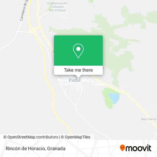 Rincón de Horacio map