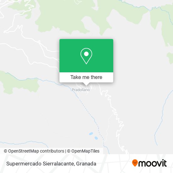 mapa Supermercado Sierralacante