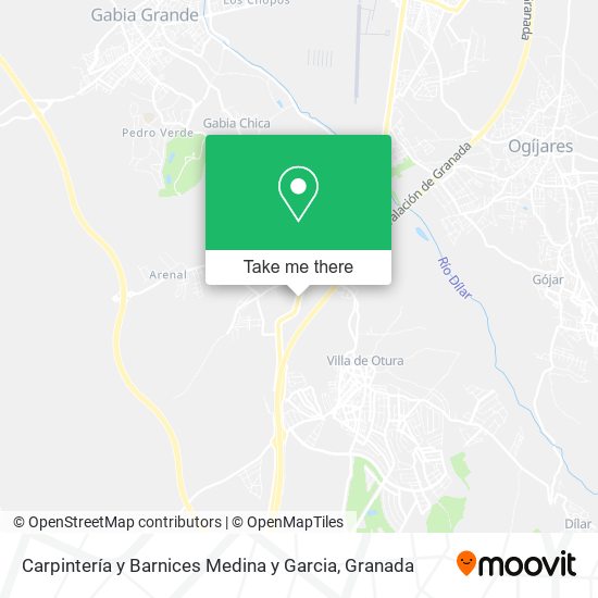 Carpintería y Barnices Medina y Garcia map