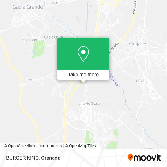 BURGER KING map