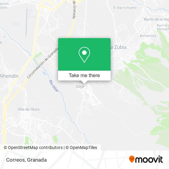 Correos map