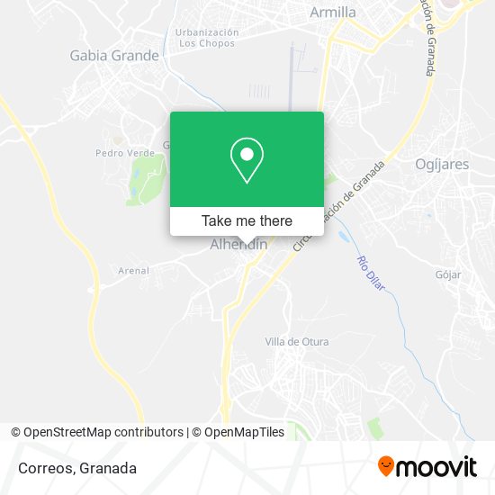 Correos map