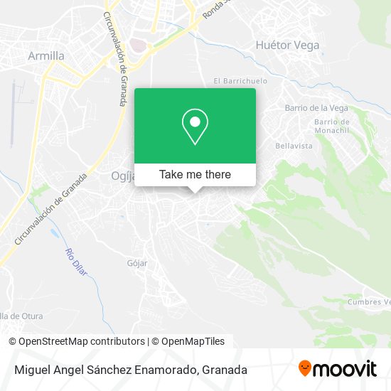 Miguel Angel Sánchez Enamorado map