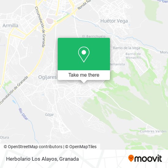 Herbolario Los Alayos map