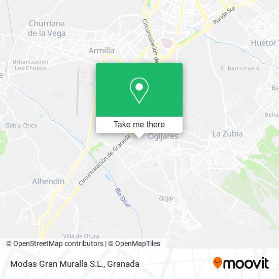 Modas Gran Muralla S.L. map