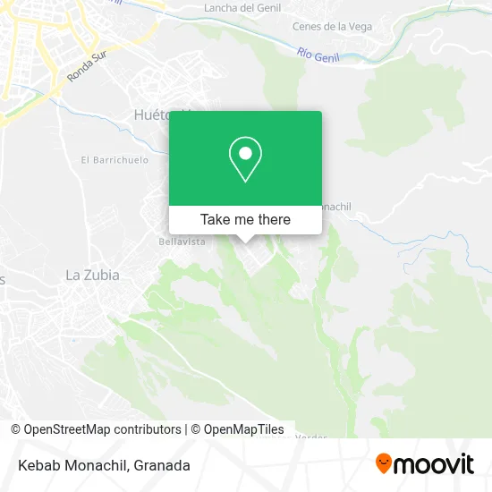 Kebab Monachil map