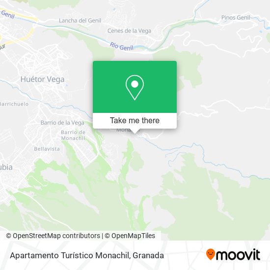 Apartamento Turístico Monachil map