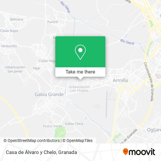 Casa de Álvaro y Chelo map