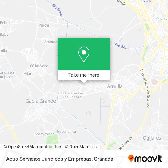 Actio Servicios Juridicos y Empresas map