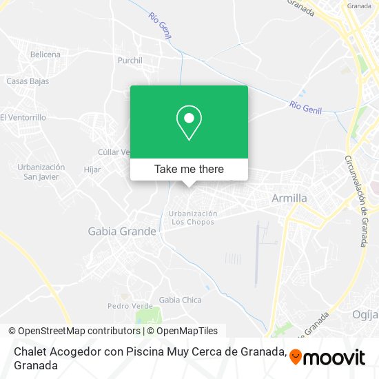 Chalet Acogedor con Piscina Muy Cerca de Granada map