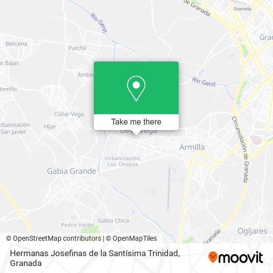 Hermanas Josefinas de la Santísima Trinidad map