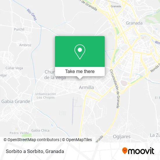 Sorbito a Sorbito map