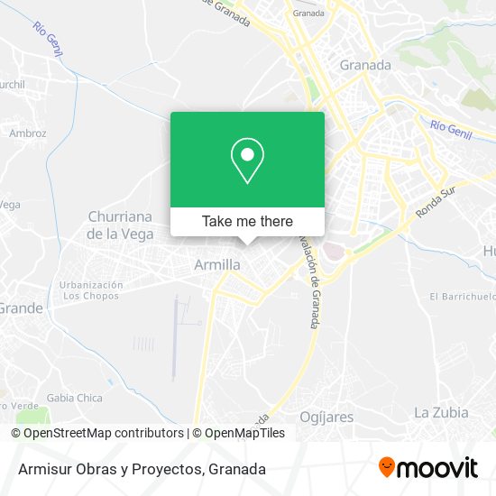 Armisur Obras y Proyectos map