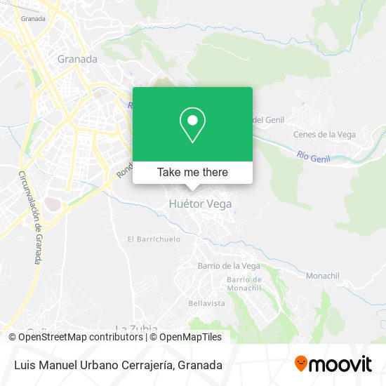 Luis Manuel Urbano Cerrajería map