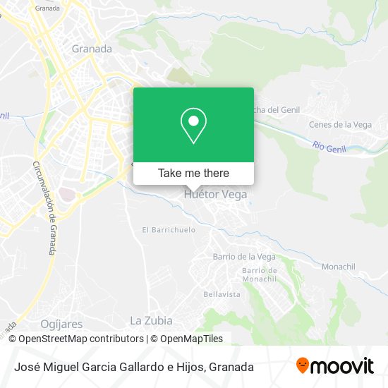 José Miguel Garcia Gallardo e Hijos map