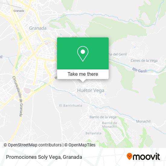 Promociones Soly Vega map