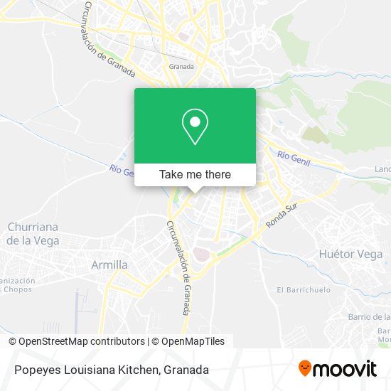 Popeyes Louisiana Kitchen map