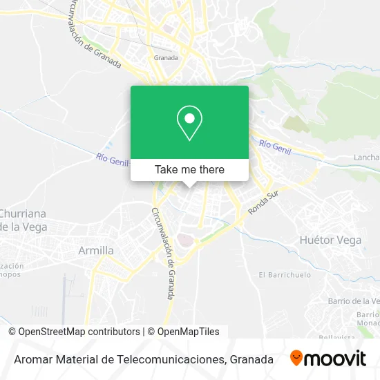 Aromar Material de Telecomunicaciones map