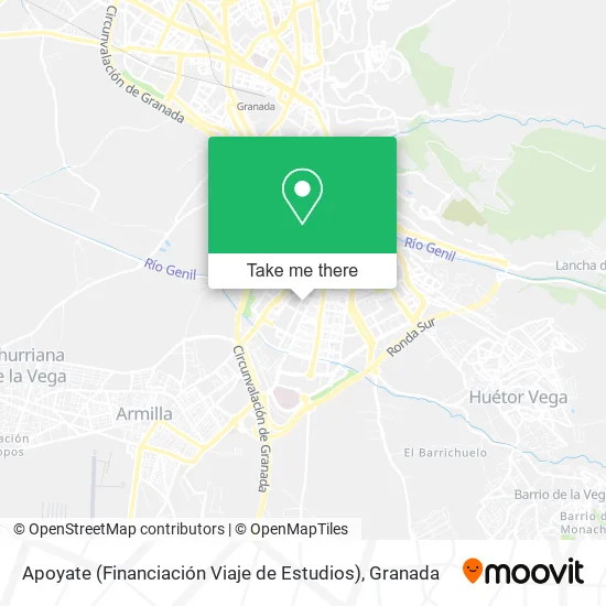 Apoyate (Financiación Viaje de Estudios) map