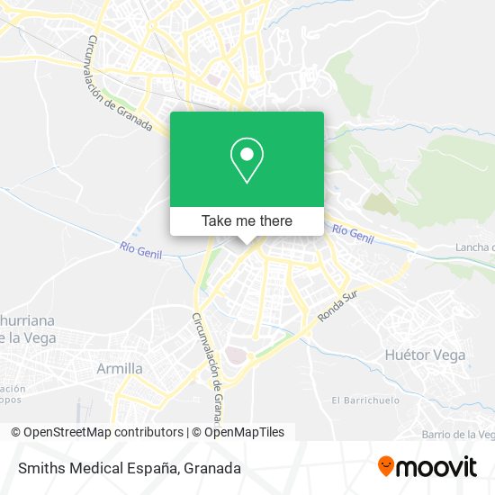 Smiths Medical España map