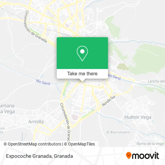 Expocoche Granada map