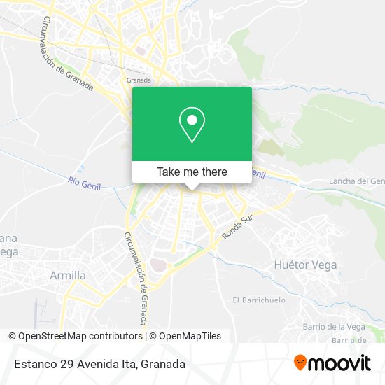 Estanco 29 Avenida Ita map