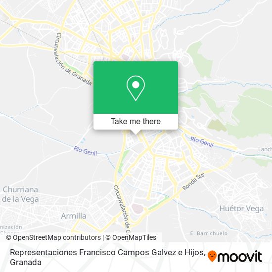 Representaciones Francisco Campos Galvez e Hijos map