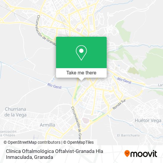 Clínica Oftalmológica Oftalvist-Granada Hla Inmaculada map