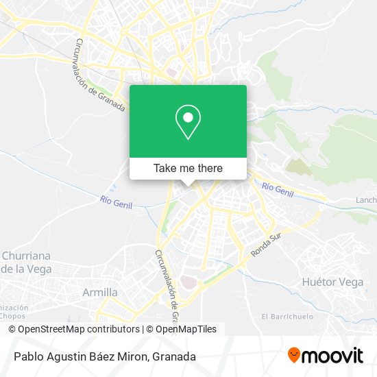 Pablo Agustin Báez Miron map