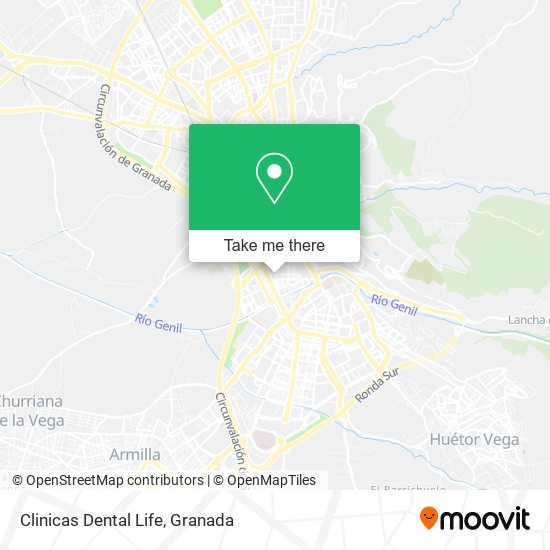 mapa Clinicas Dental Life