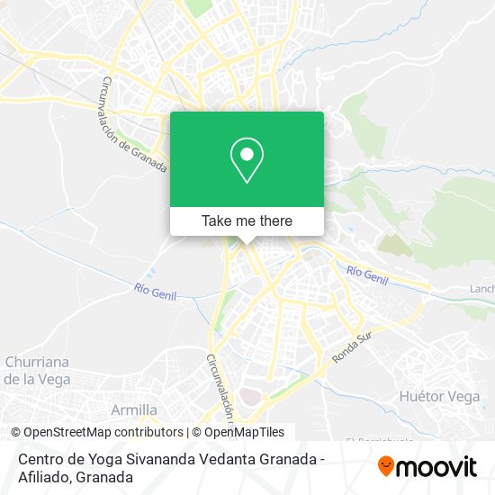 Centro de Yoga Sivananda Vedanta Granada - Afiliado map