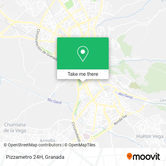 mapa Pizzametro 24H